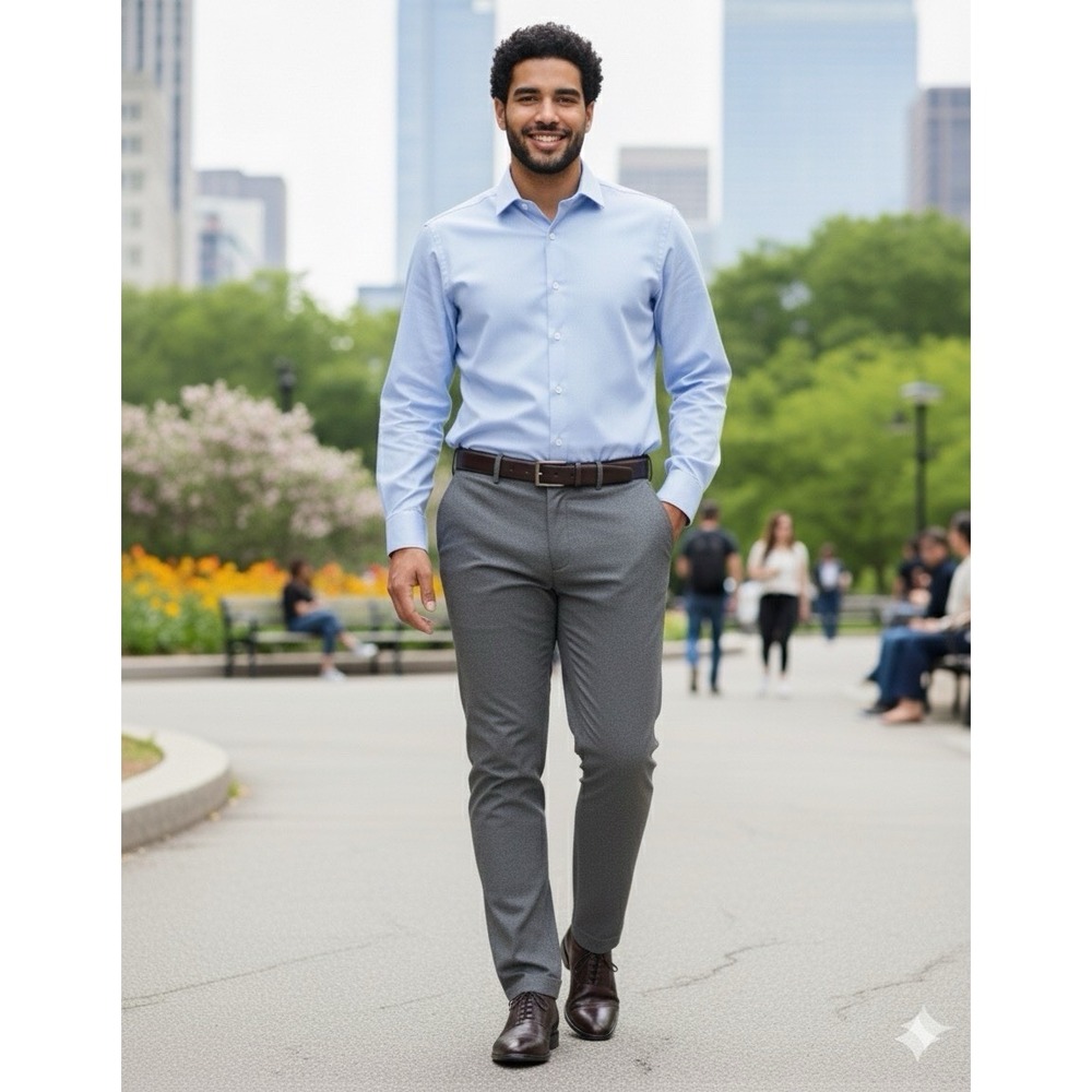 APT. 9 Men's Grey Dress Pants Size 38 X 36